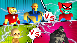 Superhero Monster Color Battle screenshot 7