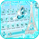 Diamond Paris Butterfly Keyboard Theme Icon