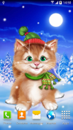 Winter Cat Live Wallpaper screenshot 5