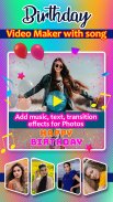 Birthday Video Maker With Song screenshot 4