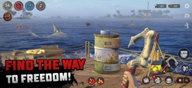 Ocean Nomad: Выживание на плоту - Симулятор screenshot 13