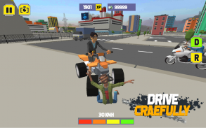 ATV QuadBike Driver Crazy Town screenshot 20