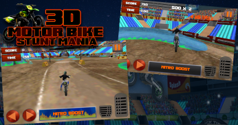 3D Motor Bike Stunt Mania screenshot 2