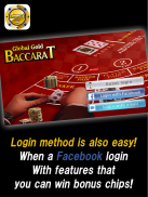 Global Gold Baccarat screenshot 3