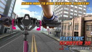 Simulador elétrico Scooter 3D screenshot 2