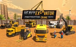 Modern Excavator Construction Crane Simulator Game screenshot 5