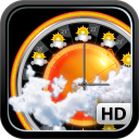 eWeather HD -  氣，空氣質量，晴雨表，地震，潮汐，地磁風暴，天氣警報 Icon