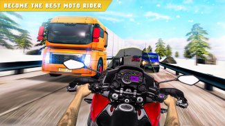 Highway Traffic Bike Race Moto screenshot 2