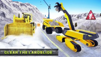 permainan bajak salju truk mesin excavator salju screenshot 6
