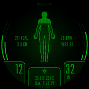 Body Scanner Watch Face screenshot 1