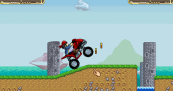 Pirate motorcross - Race game screenshot 0