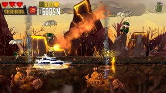 Ramboat - 离线游戏：跳跃，跑步和射击 screenshot 0