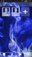 GO Contact Blue Smoke Theme screenshot 4