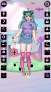 Pastel Goth Fashion - Make Up & Dress Up screenshot 3