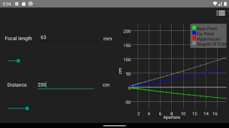 Dof Charts screenshot 3