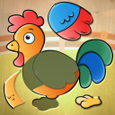 Toddler puzzles - Animal games Icon