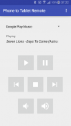 Phone to Tablet Remote: for music apps and Youtube screenshot 2