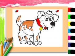 أطفال لون الحيوان ورسم متعة screenshot 8
