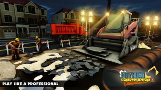 Mega City Road Construction Machine Operator Game screenshot 1