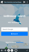 ionBrowser - World's Fastest Lightest Web Browsers screenshot 0