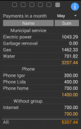 Calculator of payments screenshot 5