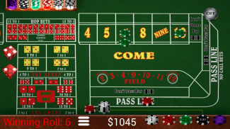 Craps Trainer Free screenshot 1