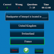 International Organizations MCQ screenshot 1