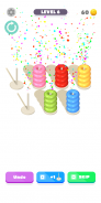 Hoop Puzzle: Color Stack Sort screenshot 2