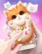 3D Cute Cat Theme 😻 screenshot 0