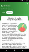 52 Weeks Money Challenge - Free screenshot 3