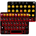 Red Snake Emoji Keyboard Theme Icon