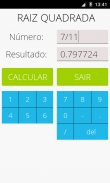 calculadora raiz quadrada screenshot 1