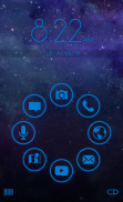 Stamped Blue SL Theme screenshot 1