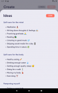 Sparkle: Self-Care Checklist, screenshot 5