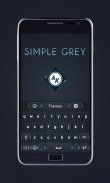 Simple Grey Keyboard screenshot 1