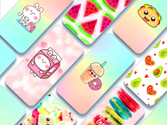 Kawaii Food Cute wallpapers screenshot 8