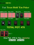 Fast Texas Hold Em Poker BAnet screenshot 1