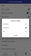 Conversor de unidades screenshot 2