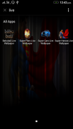 Live Wallpaper  Super heroes 1 screenshot 2