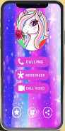 Fake call -From Princess unicorn doll screenshot 0