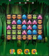 Monster Frenzy Match 3 puzzle game screenshot 1