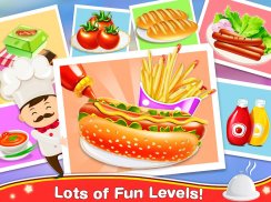 Hot Dog Criador de rua Jogos de Alimentos screenshot 9