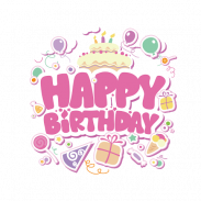 Happy Birthday Stickers screenshot 0