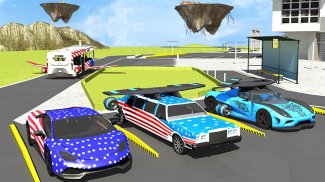 Flying Car Gas Station Parking screenshot 4