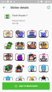 Clash Royalee Stickers screenshot 1