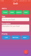 Goals : A Todo App screenshot 3