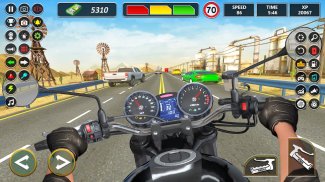 Carretera Real Traffic Bike Racer screenshot 1