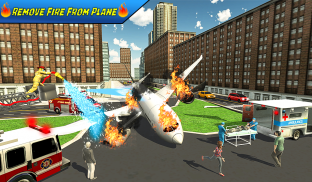 Emergency Firefighting Airplane Rescue 2019 screenshot 1