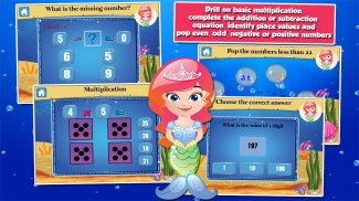Meerjungfrau-Grade 2-Spiele screenshot 1