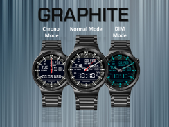 Graphite Watch Face screenshot 0